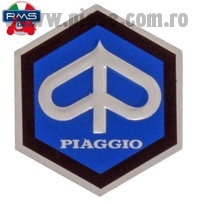 Sigla Piaggio (hexagon 25x30 mm) moped Piaggio Ciao - Vespa 50 N (63-71) - Vespa 50 Special (69-83) - Vespa 125 Primavera - ET3 (67-90)